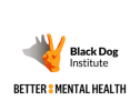 Black Dog logo Better Mental Health squarish