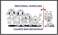 EMOTIONAL OVERLOAD CASUES BAD BEHAVIOUR placeholder