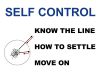 Squiggle image of self control to know the line settle & moveon
